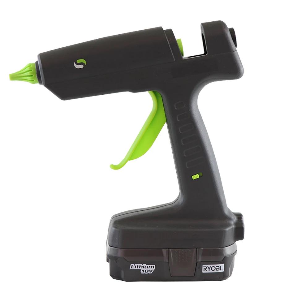 Dual Power Hybrid Cordless Hot Melt Glue Gun